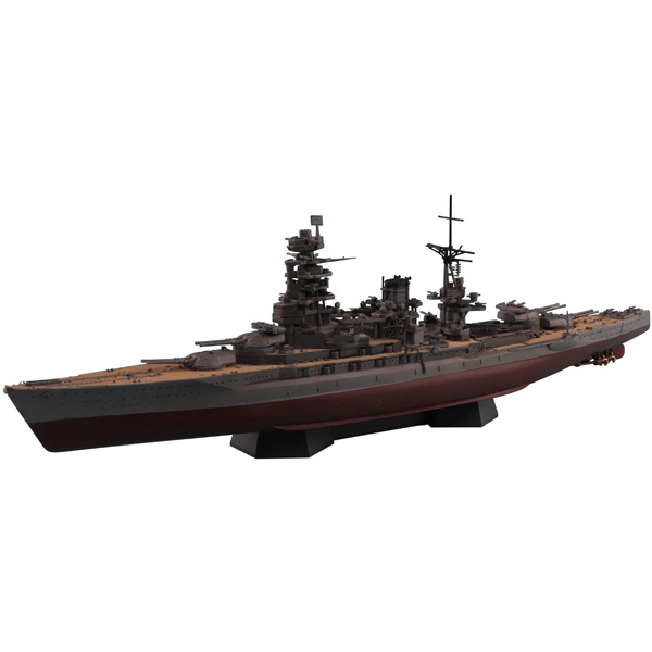 <青島文化教材社>1/700艦船 フルハル日本海軍戦艦長門1945(金属砲身付き)