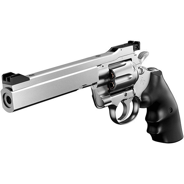<東京マルイ>エアコッキングガン エアリボルバー パイソンPPCカスタム 6インチ ステンレス(対象年齢10歳以上)