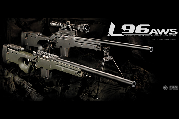 <東京マルイ>エアコッキングガン L96 AWS O.D.ストック(対象年齢18歳以上)