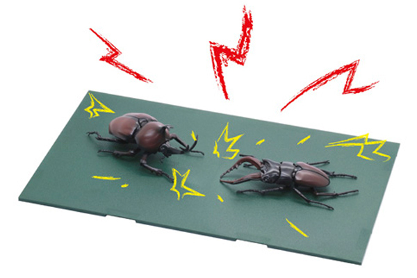 <フジミ模型>自由研究25 いきもの編 クワガタムシvsカブトムシ 対決セット