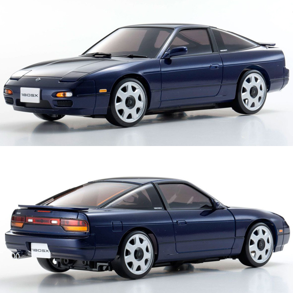 <京商>オートスケールコレクション MA−020S 日産 180SX ベルベットブルー ラジコン用パーツ MZP436DB