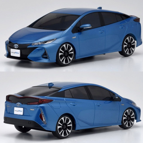 <京商>オートスケールコレクション MA03F−FWD トヨタ プリウス PHV スピリテッド アクアメタリック MZP443BL